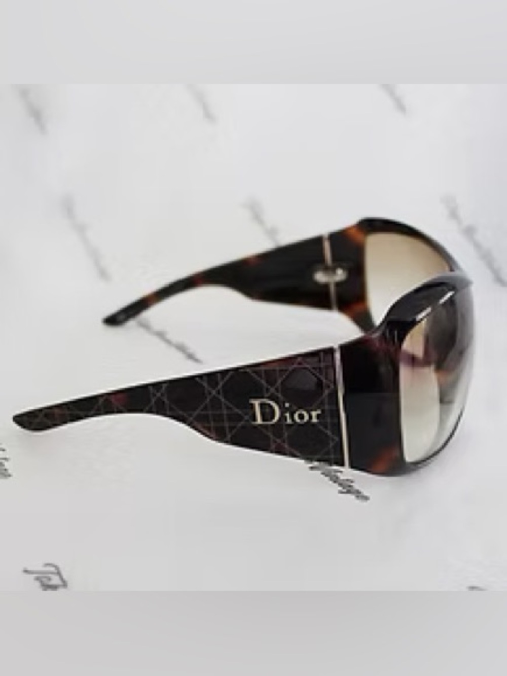 Authentic Christian Dior Cannage Shield Sunglasses